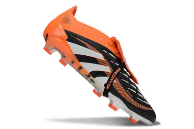 Adidas Predator 25 Elite Foldover Tongue FG Football Boots - White/Black/Red