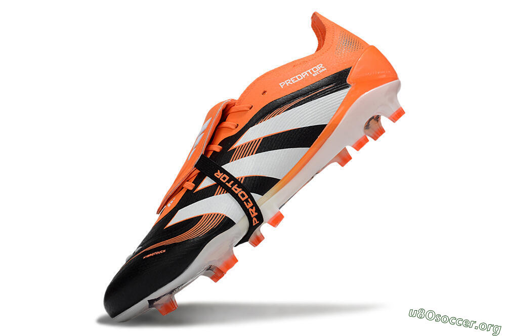 Adidas Predator 25 Elite Foldover Tongue FG Football Boots - White/Black/Red 5