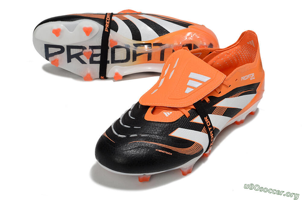 Adidas Predator 25 Elite Foldover Tongue FG Football Boots - White/Black/Red 0