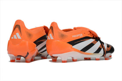 Adidas Predator 25 Elite Foldover Tongue FG Football Boots - White/Black/Red