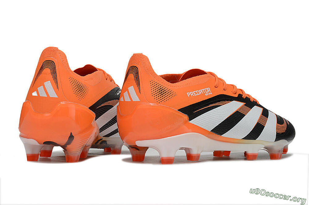 Adidas Predator 25 Elite FG Football Boots - White/Black/Red 5