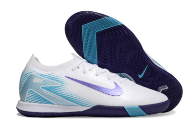 Nike Air Zoom Mercurial Vapor 16 Elite IC Football Shoes - White/Purple/Pink