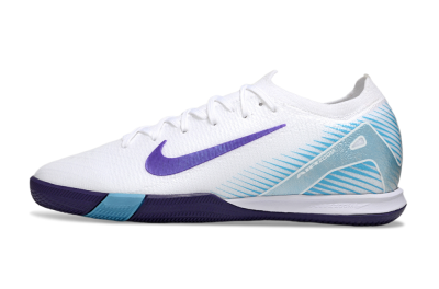 Nike Air Zoom Mercurial Vapor 16 Elite IC Football Shoes - White/Purple/Pink