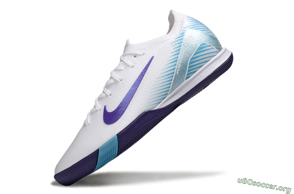 Nike Air Zoom Mercurial Vapor 16 Elite IC Football Shoes - White/Purple/Pink 5
