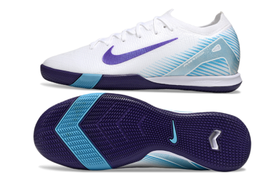 Nike Air Zoom Mercurial Vapor 16 Elite IC Football Shoes - White/Purple/Pink