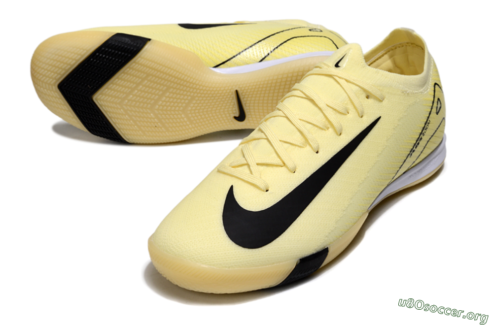 Nike Air Zoom Mercurial Vapor 16 Elite IC Football Shoes - Beige/Black/White 0