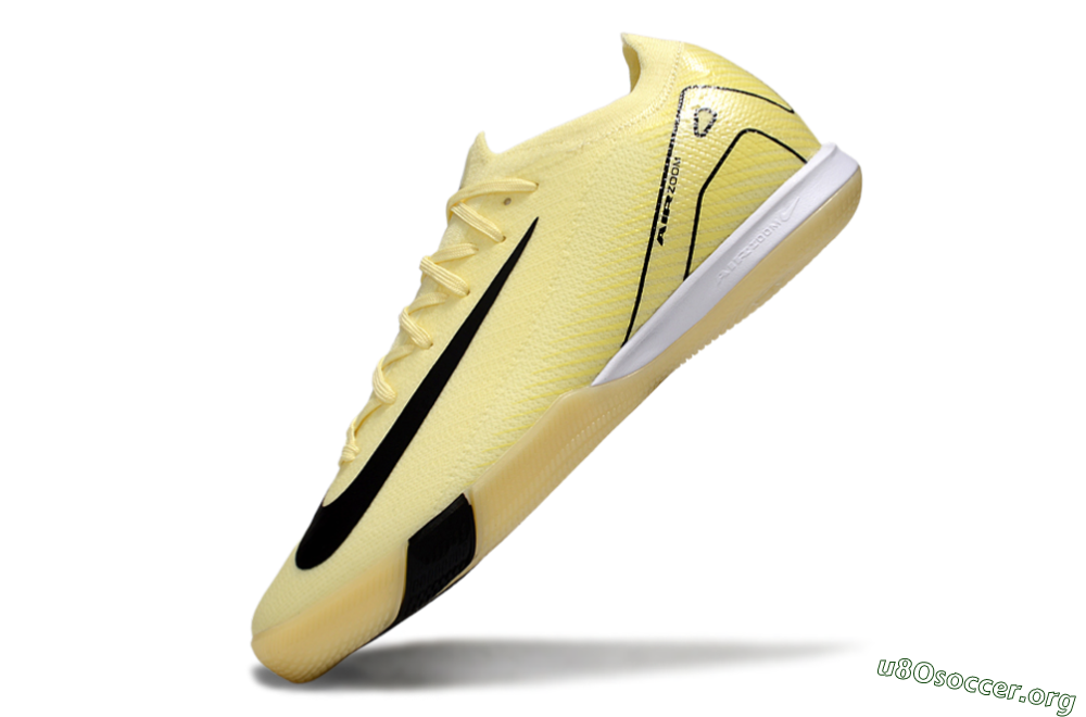 Nike Air Zoom Mercurial Vapor 16 Elite IC Football Shoes - Beige/Black/White 5