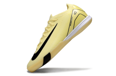 Nike Air Zoom Mercurial Vapor 16 Elite IC Football Shoes - Beige/Black/White