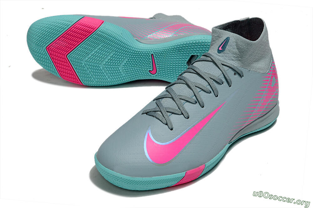 Nike Air Zoom Mercurial Superfly 10 Elite IC Football Shoes - Jade/Pink 0