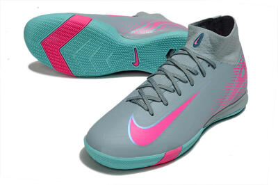 Nike Air Zoom Mercurial Superfly 10 Elite IC Football Shoes - Jade/Pink