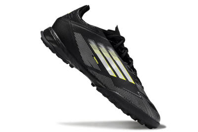 Adidas F50 Pro TF Football Shoes - Black/White/Yellow