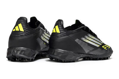 Adidas F50 Pro TF Football Shoes - Black/White/Yellow