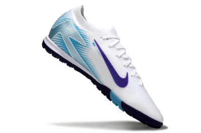 Nike Air Zoom Mercurial Vapor 16 Elite TF Football Shoes - White/Purple/Pink