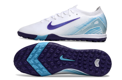 Nike Air Zoom Mercurial Vapor 16 Elite TF Football Shoes - White/Purple/Pink