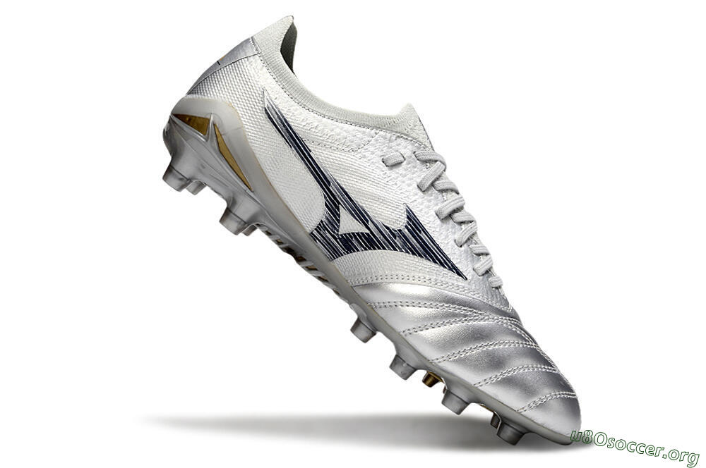 Mizuno Morelia Neo 4 Bate FG Football Boots - Silver/Black 4