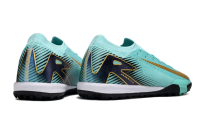 Nike Air Zoom Mercurial Vapor 16 Elite TF Football Shoes - Jade/Gold/Black