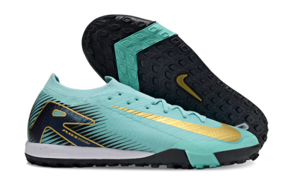 Nike Air Zoom Mercurial Vapor 16 Elite TF Football Shoes - Jade/Gold/Black