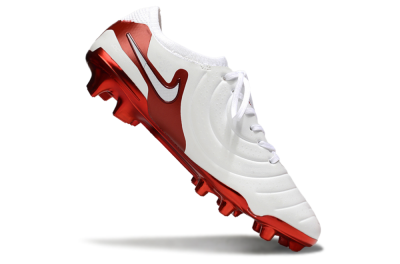 Nike Tiempo Legend 10 Elite FG Football Boots - White/Red