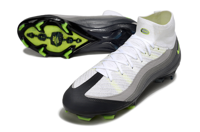 Nike Air Zoom Mercurial Superfly 10 Elite FG Football Boots - White/Grey/Yellow