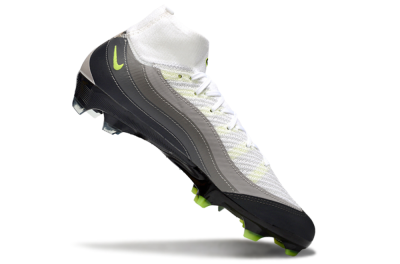 Nike Air Zoom Mercurial Superfly 10 Elite FG Football Boots - White/Grey/Yellow