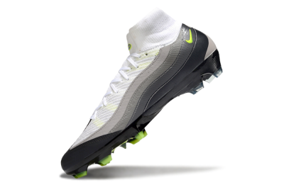 Nike Air Zoom Mercurial Superfly 10 Elite FG Football Boots - White/Grey/Yellow