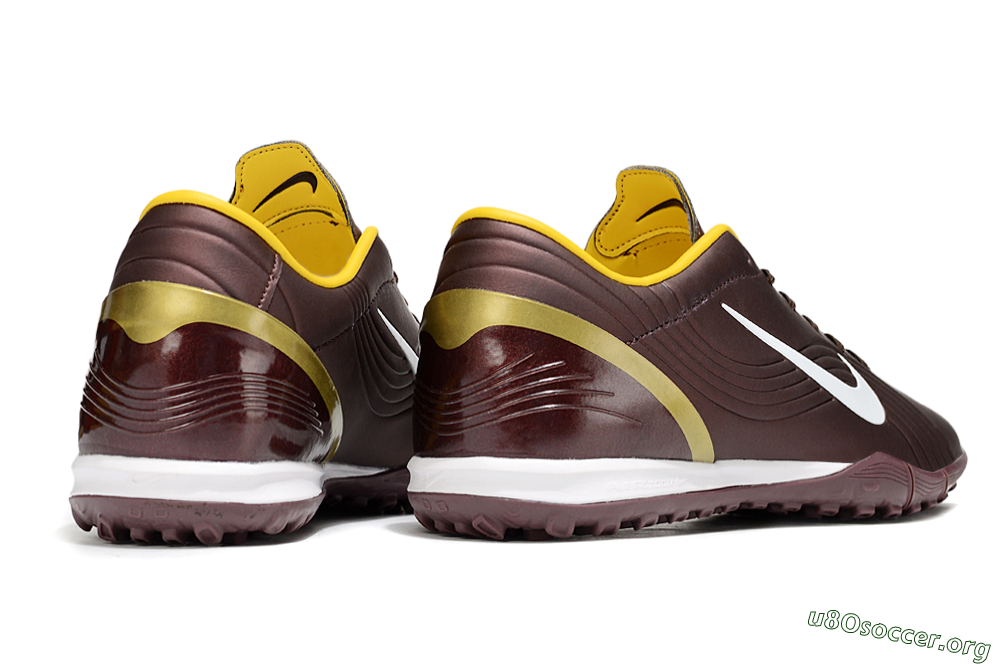Nike Air Zoom Mercurial Vapor 16 Elite TF Football Shoes - Brown/White/Yellow 6