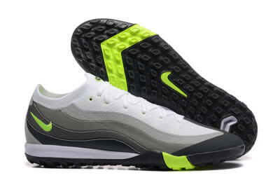 Nike Air Zoom Mercurial Vapor 16 Elite TF Football Shoes - White/Grey/Yellow