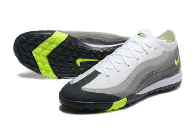 Nike Air Zoom Mercurial Vapor 16 Elite TF Football Shoes - White/Grey/Yellow