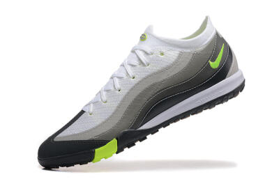 Nike Air Zoom Mercurial Vapor 16 Elite TF Football Shoes - White/Grey/Yellow