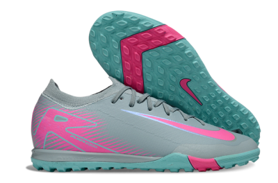 Nike Air Zoom Mercurial Vapor 16 Elite TF Football Shoes - Jade/Pink/Silver