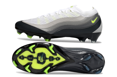 Nike Air Zoom Mercurial Vapor 16 Elite FG Football Boots - White/Grey/Yellow