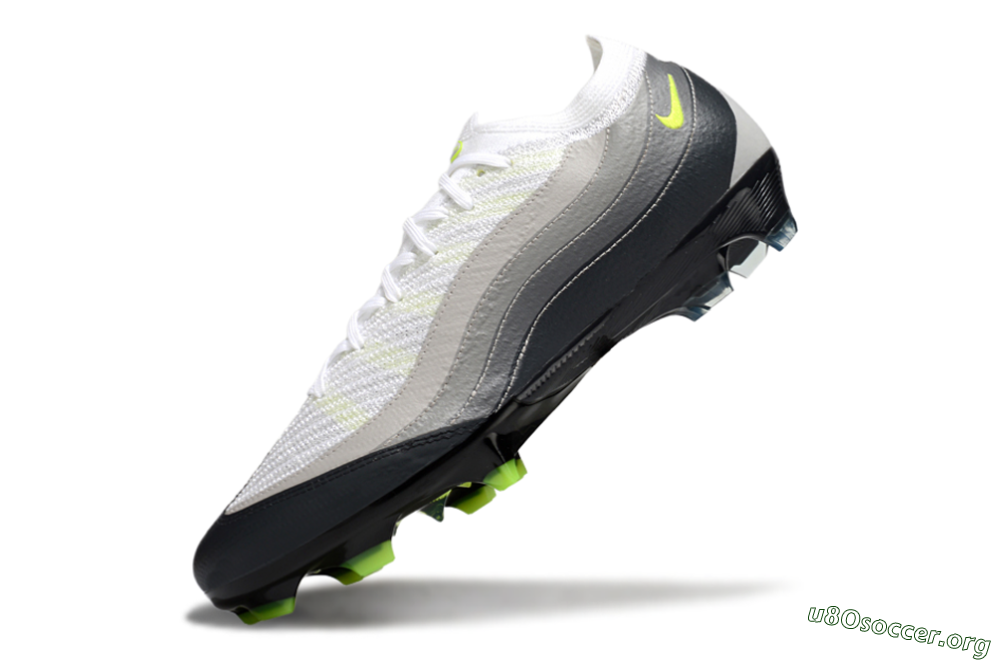Nike Air Zoom Mercurial Vapor 16 Elite FG Football Boots - White/Grey/Yellow 5