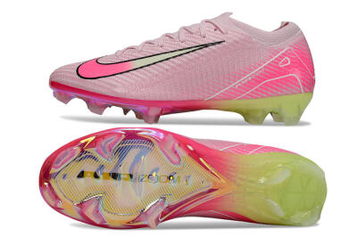 Nike Air Zoom Mercurial Vapor 16 Elite FG Football Boots - Pink/White/Yellow