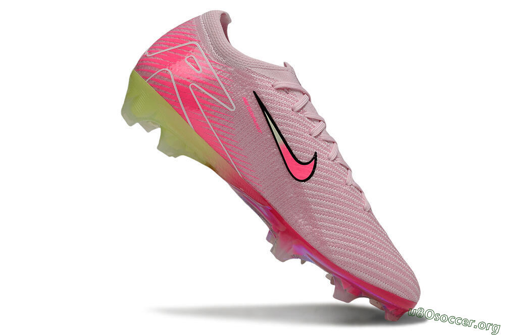 Nike Air Zoom Mercurial Vapor 16 Elite FG Football Boots - Pink/White/Yellow 4