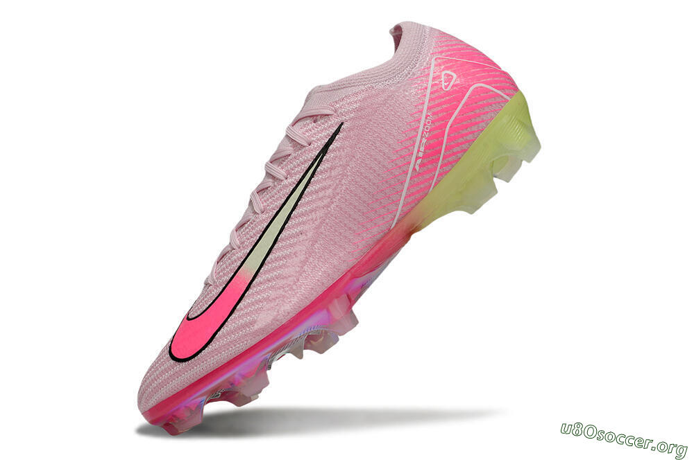 Nike Air Zoom Mercurial Vapor 16 Elite FG Football Boots - Pink/White/Yellow 5
