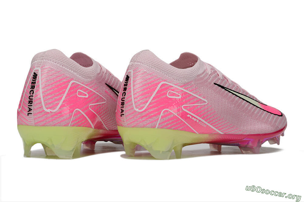 Nike Air Zoom Mercurial Vapor 16 Elite FG Football Boots - Pink/White/Yellow 6
