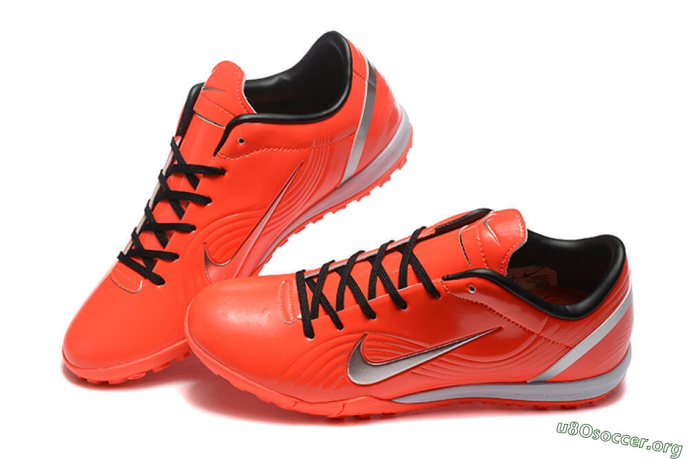 Nike Air Zoom Mercurial Vapor 1 Elite TF Football Shoes - Red/Silver 6