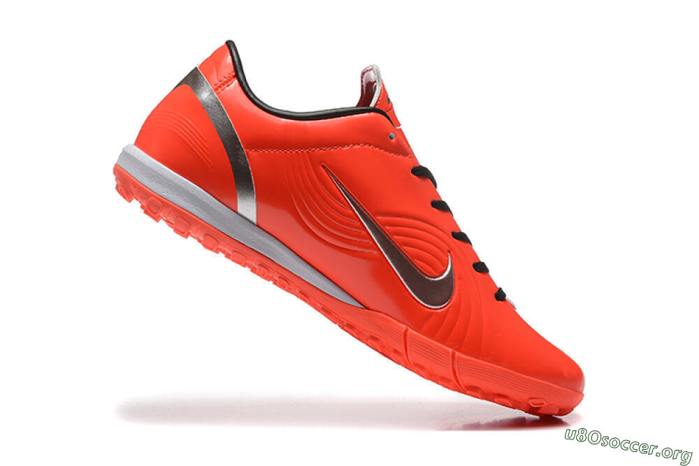 Nike Air Zoom Mercurial Vapor 1 Elite TF Football Shoes - Red/Silver 7