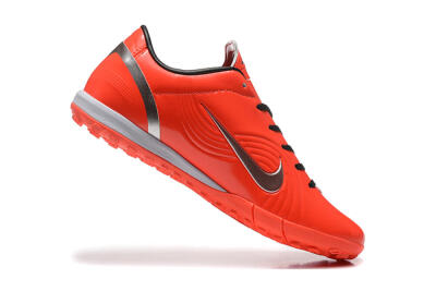 Nike Air Zoom Mercurial Vapor 1 Elite TF Football Shoes - Red/Silver
