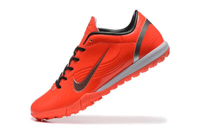 Nike Air Zoom Mercurial Vapor 1 Elite TF Football Shoes - Red/Silver