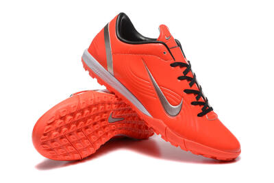 Nike Air Zoom Mercurial Vapor 1 Elite TF Football Shoes - Red/Silver