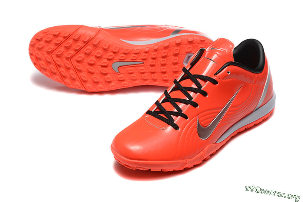 Nike Air Zoom Mercurial Vapor 1 Elite TF Football Shoes - Red/Silver 0