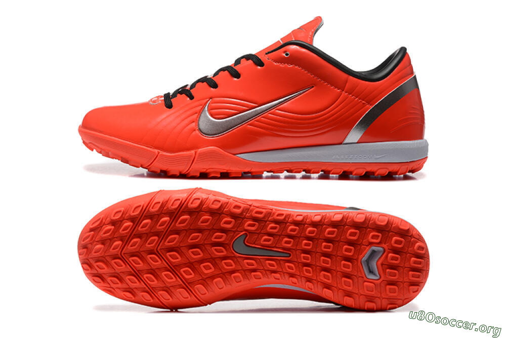 Nike Air Zoom Mercurial Vapor 1 Elite TF Football Shoes - Red/Silver 1