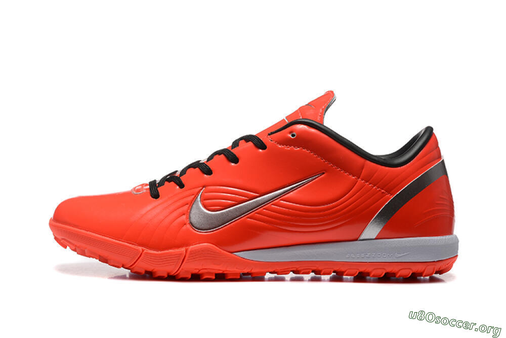 Nike Air Zoom Mercurial Vapor 1 Elite TF Football Shoes - Red/Silver 3