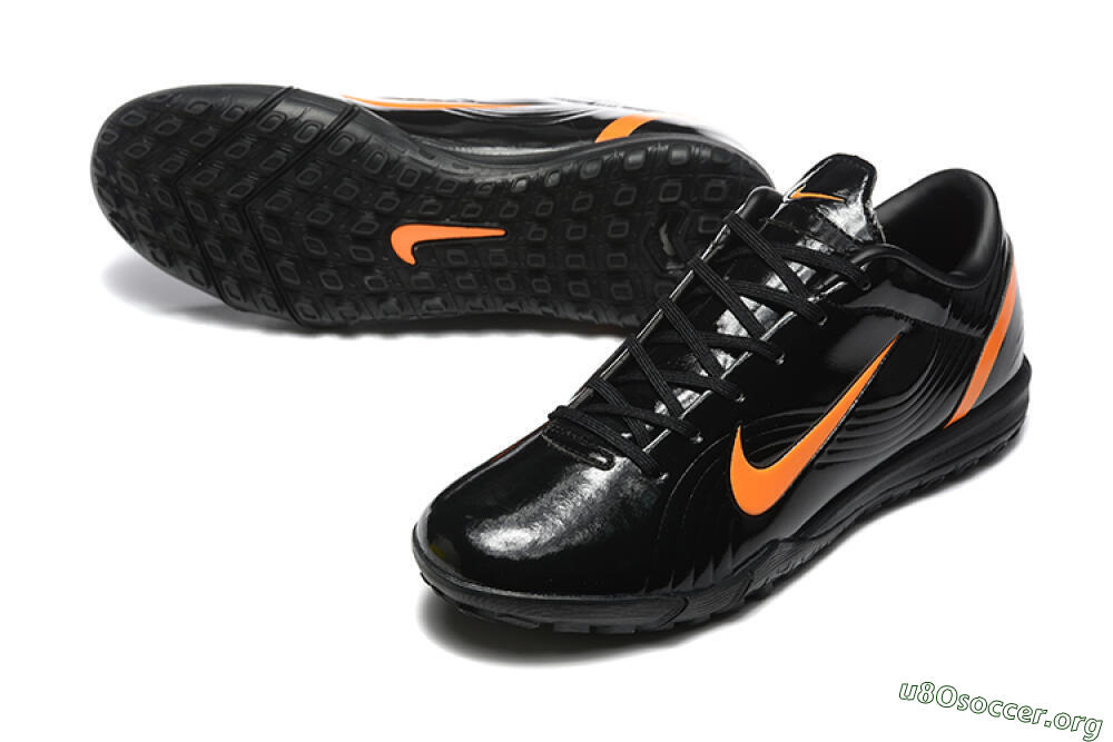 Nike Air Zoom Mercurial Vapor 1 Elite TF Football Shoes - Black/Orange 0