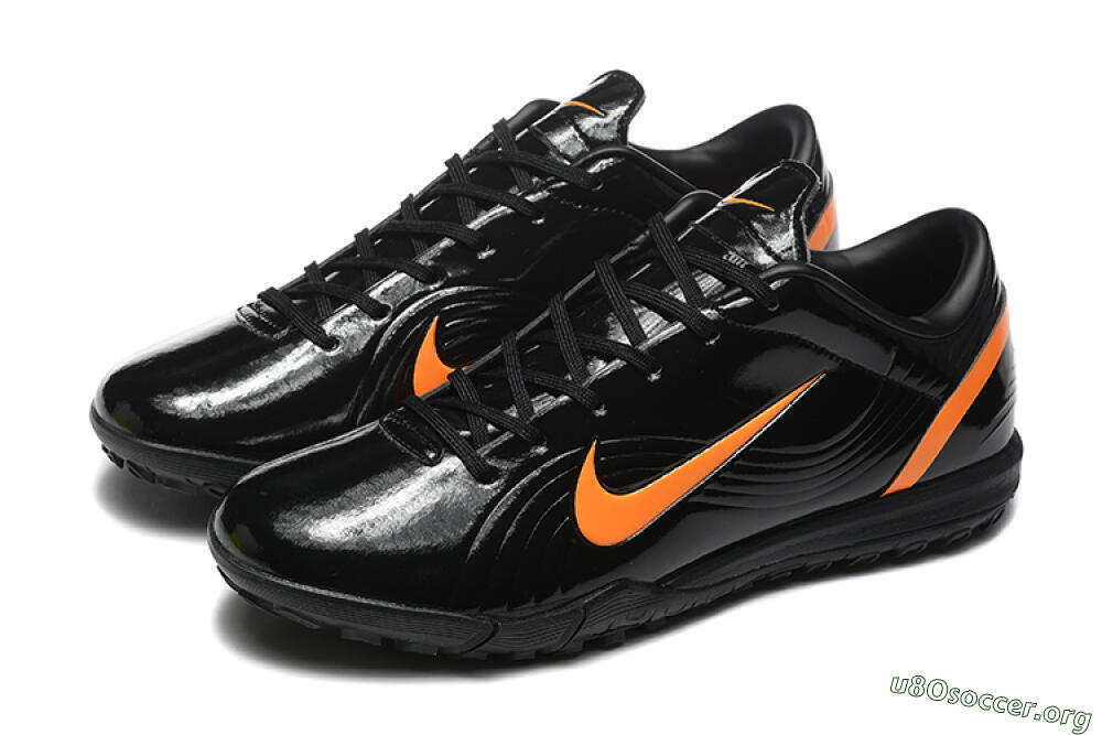 Nike Air Zoom Mercurial Vapor 1 Elite TF Football Shoes - Black/Orange 5