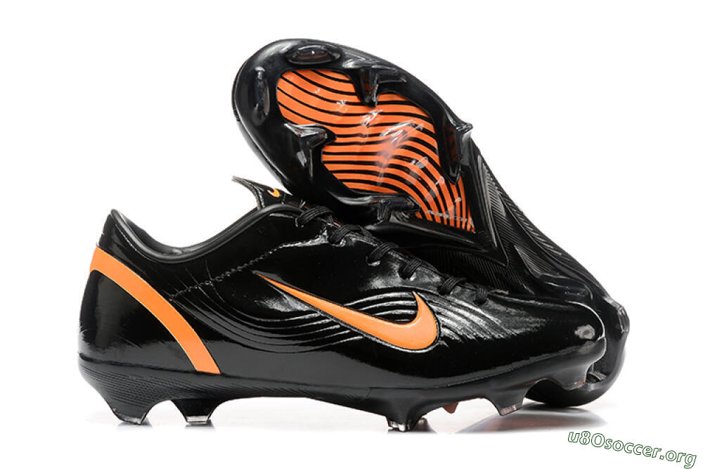 Nike Air Zoom Mercurial Vapor 1 Elite FG Football Boots - Black/Orange 2
