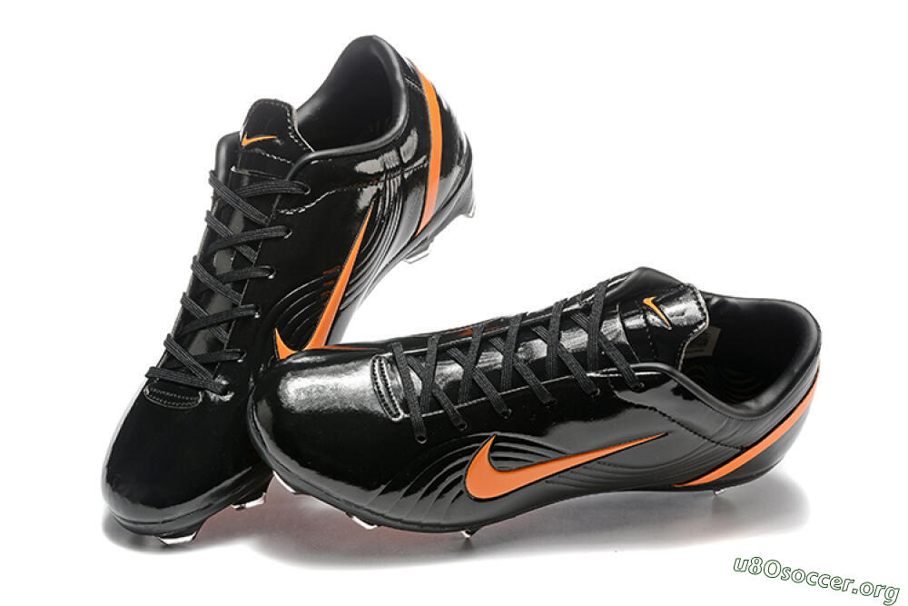 Nike Air Zoom Mercurial Vapor 1 Elite FG Football Boots - Black/Orange 6