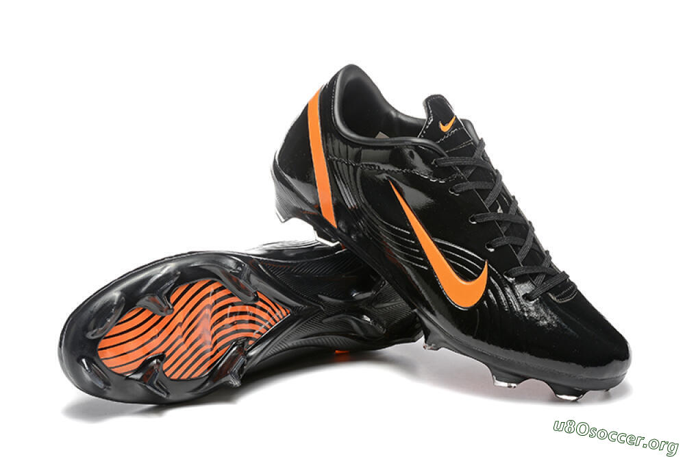 Nike Air Zoom Mercurial Vapor 1 Elite FG Football Boots - Black/Orange 4
