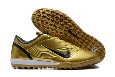 Nike Air Zoom Mercurial Vapor 1 Elite TF Football Shoes - Gold/Black/White